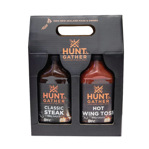 Hunt & Gather Clasic Steak & Hot Wing Toss BBQ Sauce Gift Pack - Have To Have It NZ