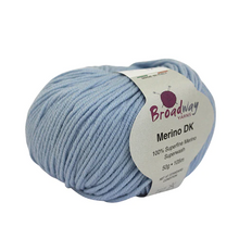 Load image into Gallery viewer, Broadway Yarns Merino DK 50g Colour 017 Baby Blue
