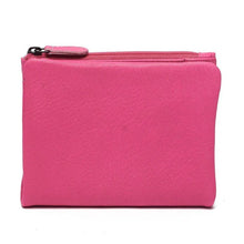 Load image into Gallery viewer, Oran Leather Allegra RFID Compact Leather Wallet - Fuchsia