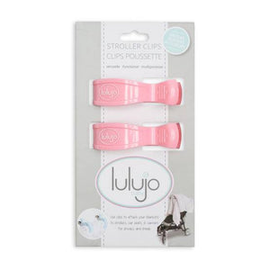 Lulujo Baby Pink Pram Clips - Set of 2