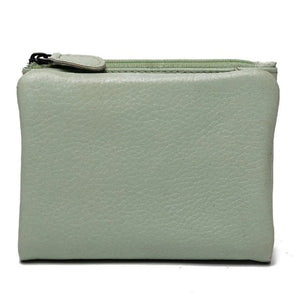 Oran Leather Allegra RFID Compact Leather Wallet - Nile Green