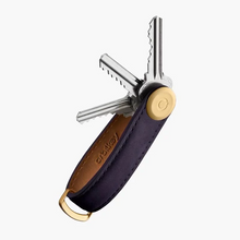 Load image into Gallery viewer, Orbitkey Aubergine Crazy Horse Leather Key Organiser