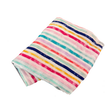 Load image into Gallery viewer, Lulujo 125cm Square Bamboo/Cotton Mix Swaddle 