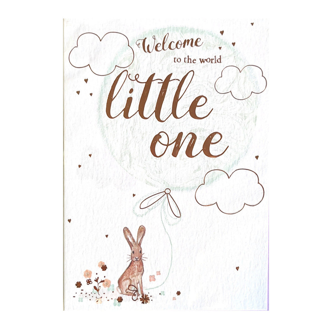 Special Occassions Welcome to the World Little One Card & Envelope