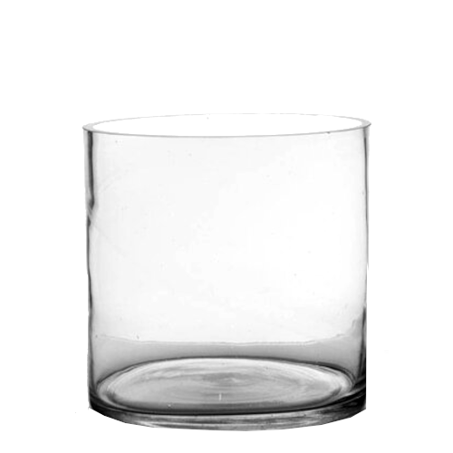 10x10cm Glass Cylinder Vase