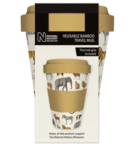 Natural History Museum 450ml Safari Bamboo Travel Mug - Have To Have It NZ
