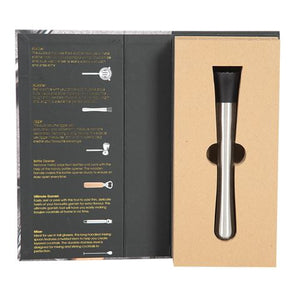 Mixologist Gift Boxed Ultimate Cocktail Tools - Bottle Opener, Jigger, Mixer, Muddler, Strainer & Garnish - Have To Have It NZ