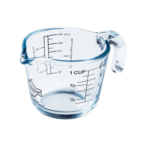 O'Cuisine Borosilicate Glass 1 Cup/250ml Glass Measure Jug - Have To Have It NZ