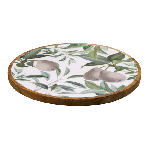 Madras Link  40cm Pears Acacia Wood Platter - Have To Have It NZ