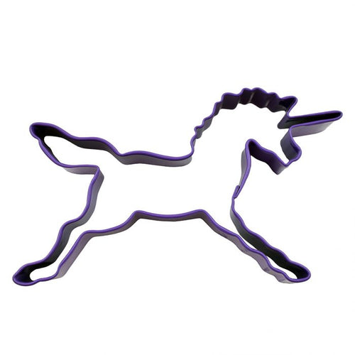 11.5cm Purple Unicorn Cookie Cutter - Have To Have It NZ