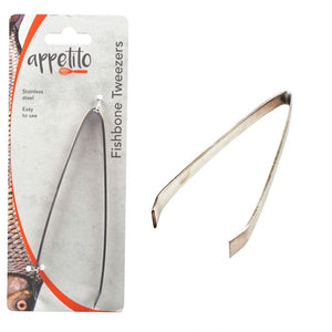Appetito 12cm Stainless Steel Fish Bone Tweezers - Have To Have It NZ