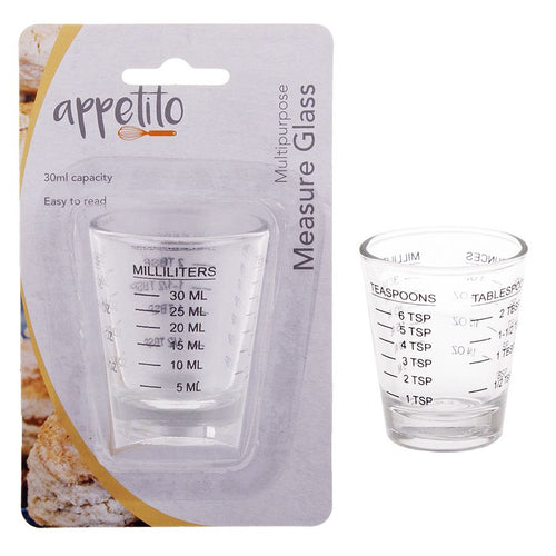 Appetito 30ml Multi Purpose Measure Glass - Have To Have It NZ