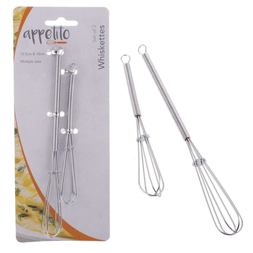 Appetito  Stainless Steel Whiskettes Set Of 2 - Have To Have It NZ