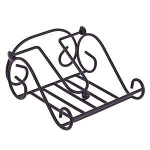 Entree Black Metal Scroll Napkin Holder - Have To Have It NZ