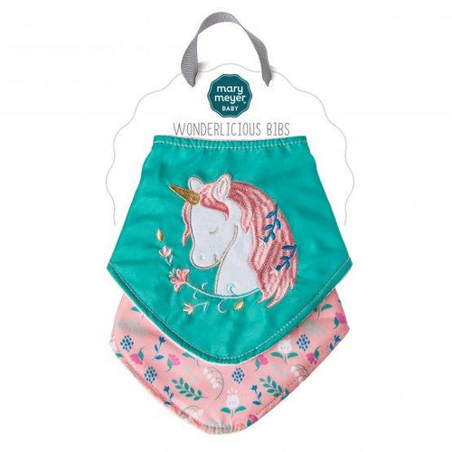 Mary Meyer Twilight Baby Unicorn Bibs - Set of 2 - Have To Have It NZ