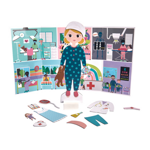 Floss & Rock Florence Wooden Magnetic Dress Up Doll - Have To Have It NZ