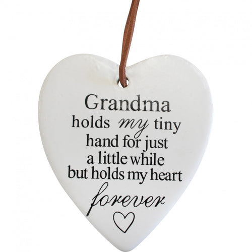 Grandma Ceramic Hanging Heart - Have To Have It NZ
