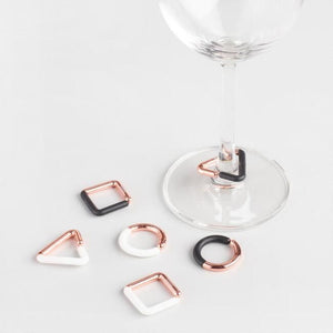 Umbra Geo Wine Charms & Topper Set - Have To Have It NZ