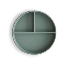 Load image into Gallery viewer, Mushie Cambridge Blue Silicone Suction Plate - Have To Have It NZ