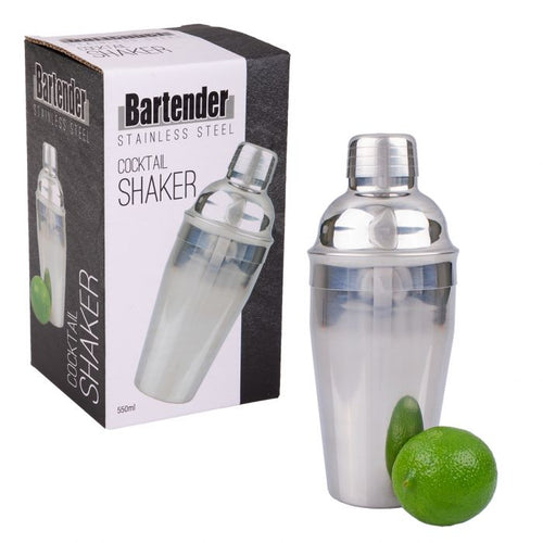 Bartender 550ml Stainless Steel Cocktail Shaker - Have To Have It NZ