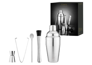 Tempa 5 Piece Stainless Steel Cocktail Set - Have To Have It NZ