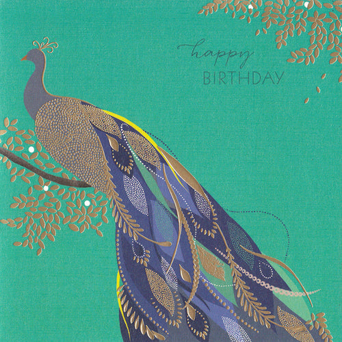 Sara Miller Peacock Birthday Card - Have To Have It NZ