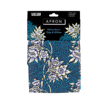 Load image into Gallery viewer, Modgy 100% Cotton William Morris Tulip &amp; Willow Apron Packaging