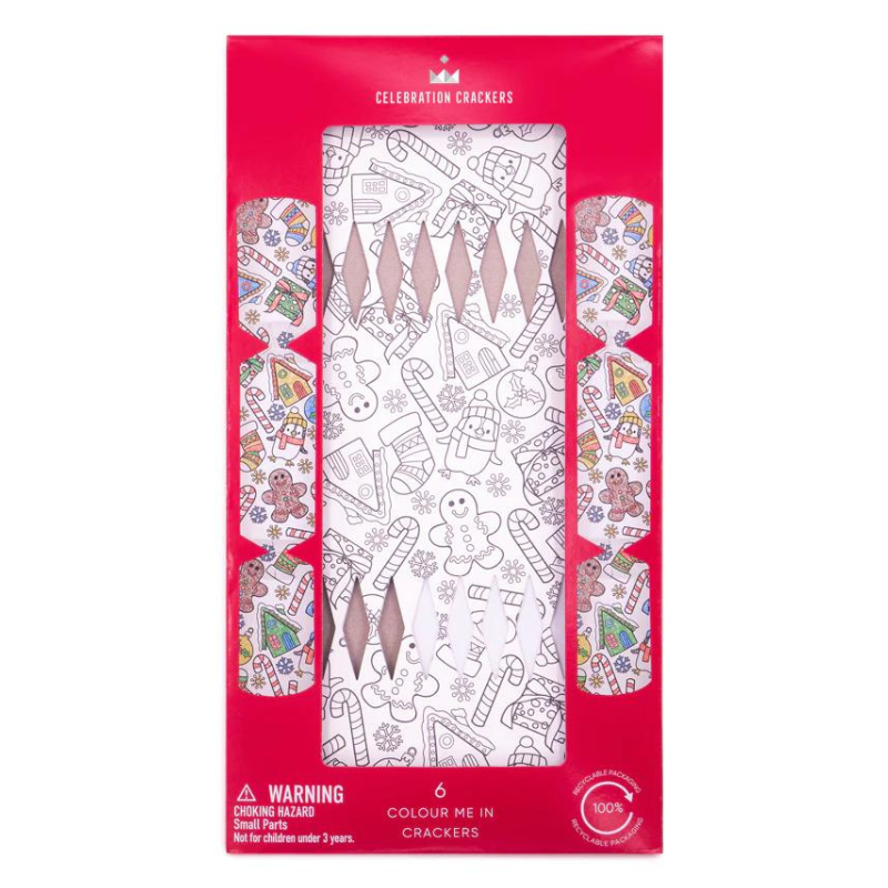 Colour Me In DIY Christmas Crackers Set - Have To Have It NZ