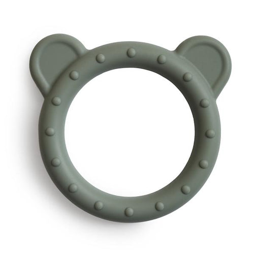Mushie Dried Sage Silicone Bear Teether - Have To Have It NZ
