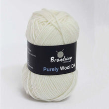 Load image into Gallery viewer, Broadway Yarns - Purely Wool 50g White