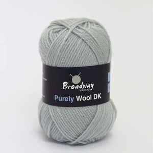 Broadway Yarns - Purely Wool 50g Silver