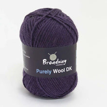 Load image into Gallery viewer, Broadway Yarns - Purely Wool 50g Purple