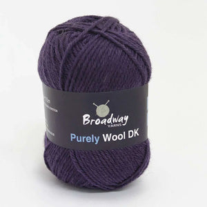 Broadway Yarns - Purely Wool 50g Purple