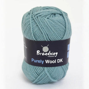 Broadway Yarns - Purely Wool 50g Aqua