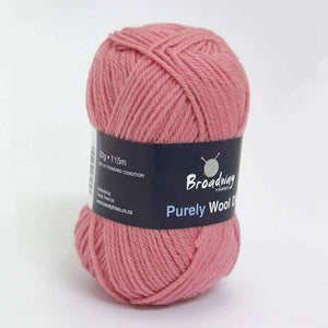 Broadway Yarns - Purely Wool 50g Rose