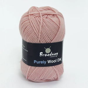 Broadway Yarns - Purely Wool 50g Pink