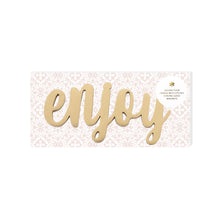 Load image into Gallery viewer, Wooden Champagne Gold Enjoy Magnet - Have To Have It NZ