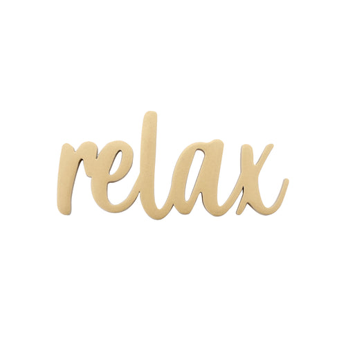 Wooden Champagne Gold Relax Magnet - Have To Have It NZ