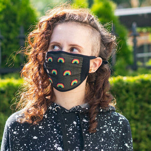 Sock It To Me Rainbow Kids Face Mask - Have To Have It NZ