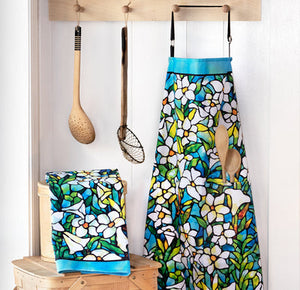 Modgy 100% Cotton Tiffany Field Of Lilies Apron - Have To Have It NZ