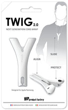 Load image into Gallery viewer, Twig White Headphone Organiser