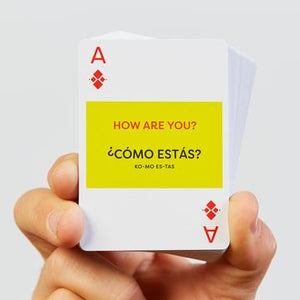 Lingo Spanish Language Playing Cards - Have To Have It NZ