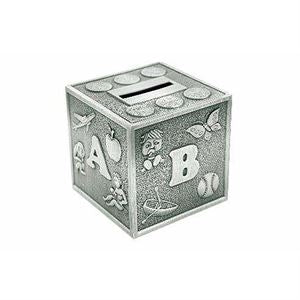 Landmark 10cm Pewter Plate ABC Money Box - Have To Have It NZ