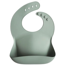 Load image into Gallery viewer, Mushie Cambridge Blue Silicone Bib - Have To Have It NZ