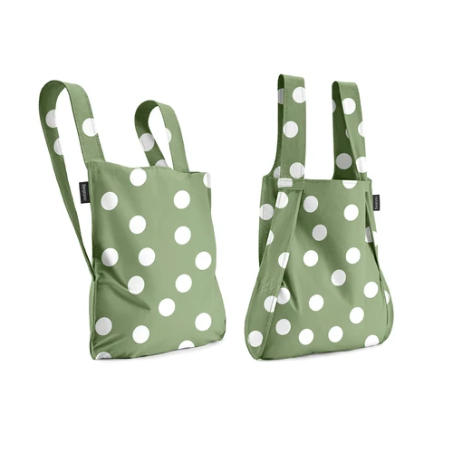 Olive dots notabag tote bag, backpack