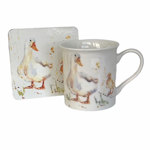 Country Life Duck Mug & Coaster Gift Boxed Set - Have To Have It NZ