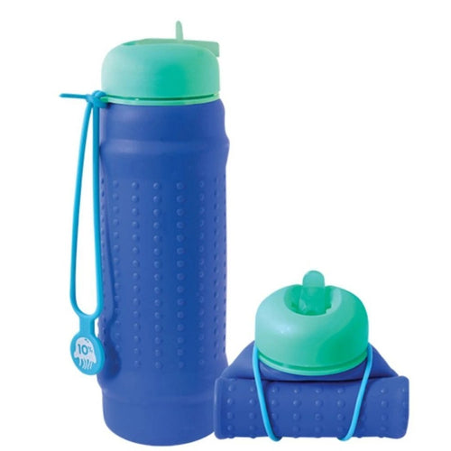 Rolla Bottle Cobalt/Teal Collapsible Water Bottle - Have To Have It NZ