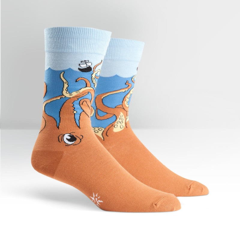 Squid-O Sock It To Me Men's Novelty Crew Socks - Have To Have It NZ