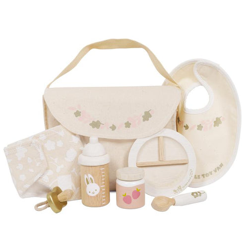 Le Toy Van Wooden/Fabric Doll Nursing Set - Have To Have It NZ