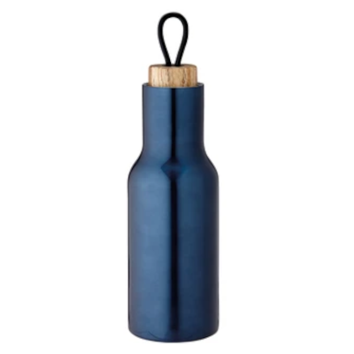 Tempa 600ml Double Walled Metallic Blue Drink Bottle - Have To Have It NZ